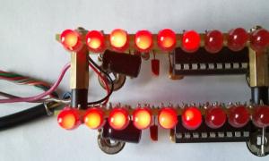 LED signalo lygio indikatorius DIY garso lygio LED grandinės schema