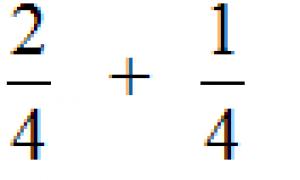 Adunarea și scăderea fracțiilor algebrice: reguli, exemple