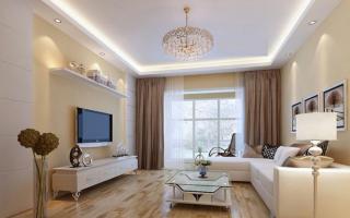 Stylish beige curtains: original interior design Curtains for a beige sofa